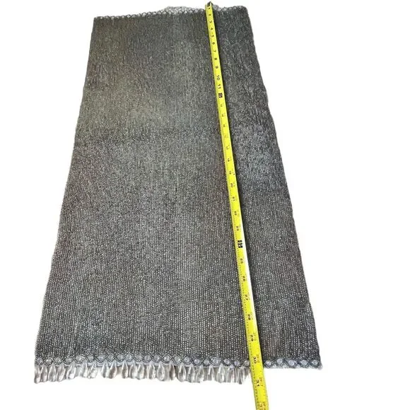 Vintage Heavy Beaded Table Runner Dining Decor 30”x 14 1/2” Bronze Gold Beading - Picture 4 of 16